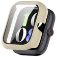 For vivo Watch GT PC + Tempered Glass Film Integrated Watch Protective Case(Ivory White) - Watch Case by PMC TechLife | Online Shopping South Africa | PMC TechLife | Buy Now Pay Later Mobicred