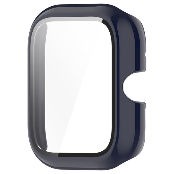 For vivo Watch GT PC + Tempered Glass Film Integrated Watch Protective Case(Ink Blue)