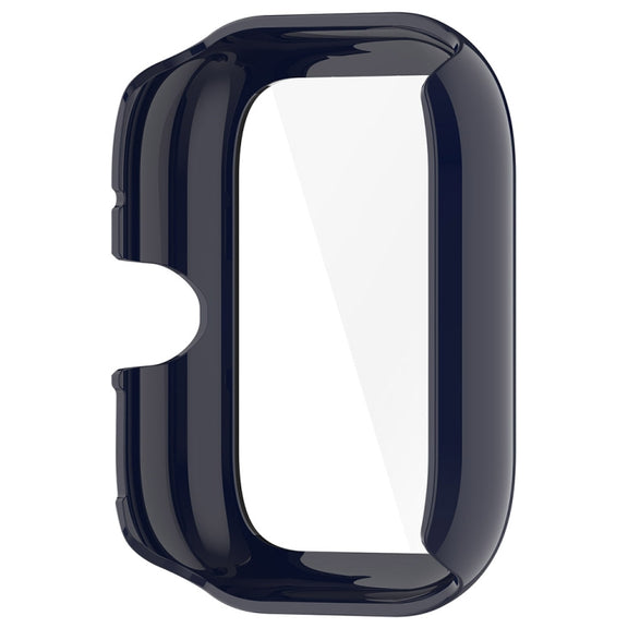 For vivo Watch GT PC + Tempered Glass Film Integrated Watch Protective Case(Ink Blue)