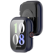 For vivo Watch GT PC + Tempered Glass Film Integrated Watch Protective Case(Ink Blue)