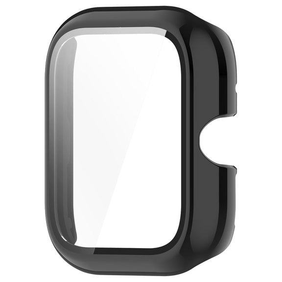 For vivo Watch GT PC + Tempered Glass Film Integrated Watch Protective Case(Black)