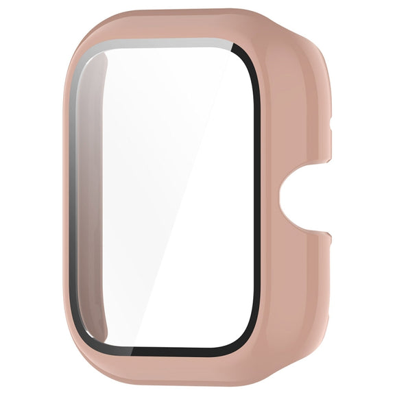 For vivo Watch GT PC + Tempered Glass Film Integrated Watch Protective Case(Pink)