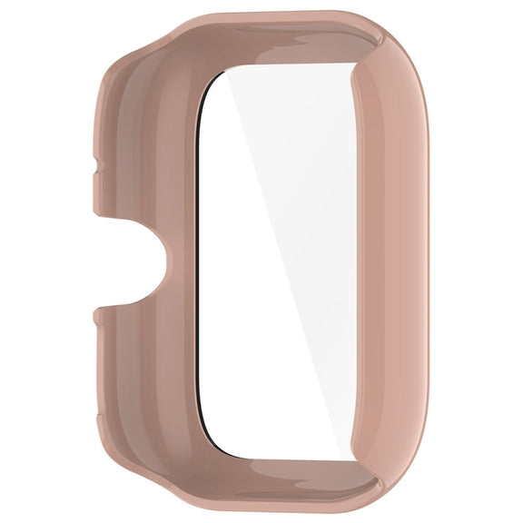 For vivo Watch GT PC + Tempered Glass Film Integrated Watch Protective Case(Pink)