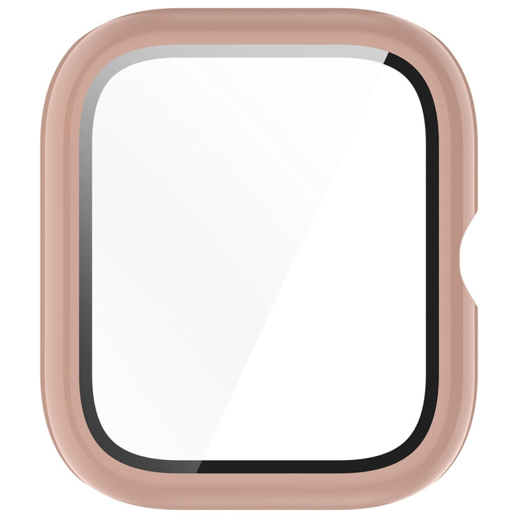 For vivo Watch GT PC + Tempered Glass Film Integrated Watch Protective Case(Pink)