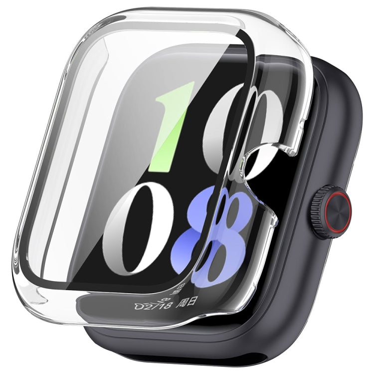 For vivo Watch GT PC + Tempered Glass Film Integrated Watch Protective Case(Transparent White) - Watch Case by PMC TechLife | Online Shopping South Africa | PMC TechLife | Buy Now Pay Later Mobicred