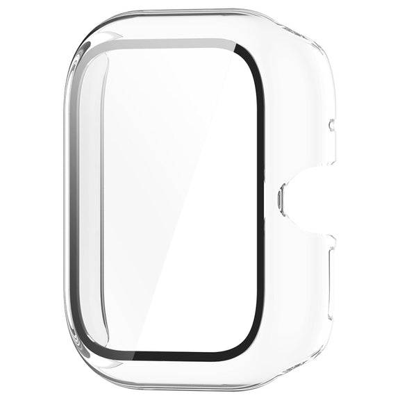 For vivo Watch GT PC + Tempered Glass Film Integrated Watch Protective Case(Transparent White)