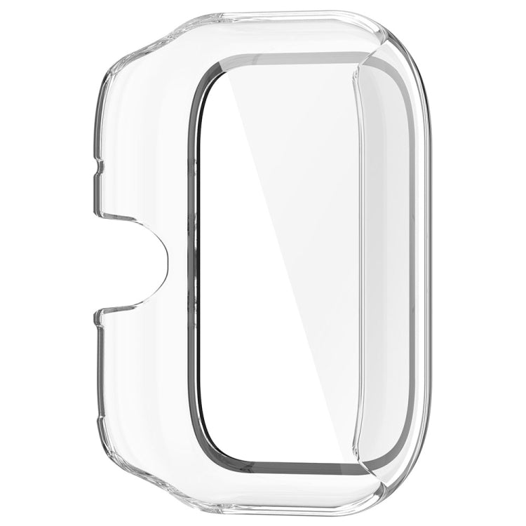 For vivo Watch GT PC + Tempered Glass Film Integrated Watch Protective Case(Transparent White)