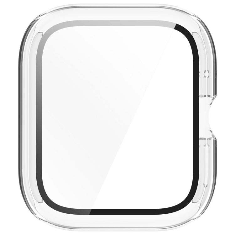 For vivo Watch GT PC + Tempered Glass Film Integrated Watch Protective Case(Transparent White)
