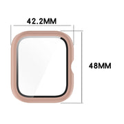 For vivo Watch GT PC + Tempered Glass Film Integrated Watch Protective Case(Ivory White)