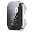 For Amazfit bip5 Unity PC + Tempered Glass Film Integrated Watch Protective Case(Transparent White) - Watch Cases by PMC TechLife | Online Shopping South Africa | PMC TechLife | Buy Now Pay Later Mobicred