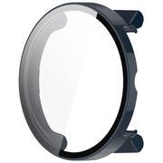 For Suunto Race PC + Tempered Glass Film Integrated Watch Protective Case(Deep Blue)