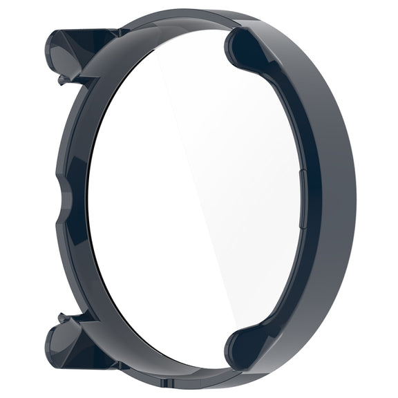 For Suunto Race PC + Tempered Glass Film Integrated Watch Protective Case(Deep Blue)