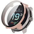 For Suunto Race PC + Tempered Glass Film Integrated Watch Protective Case(Pink) - Watch Case by PMC TechLife | Online Shopping South Africa | PMC TechLife | Buy Now Pay Later Mobicred