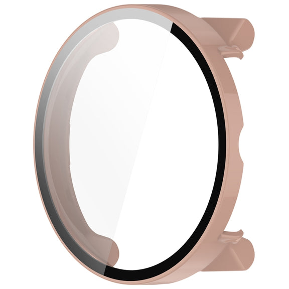 For Suunto Race PC + Tempered Glass Film Integrated Watch Protective Case(Pink)
