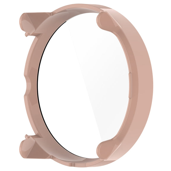 For Suunto Race PC + Tempered Glass Film Integrated Watch Protective Case(Pink)