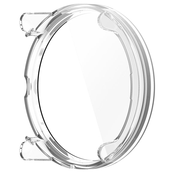 For Suunto Race PC + Tempered Glass Film Integrated Watch Protective Case(Transparent White)