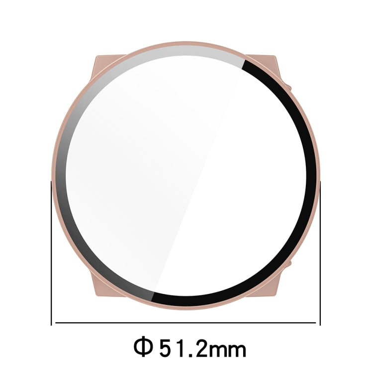 For Suunto Race PC + Tempered Glass Film Integrated Watch Protective Case(Pink)