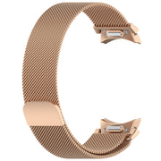 For Samsung Galaxy Watch FE 40mm Milan Magnetic Quick Release Stainless Steel Watch Band(Rose Gold)