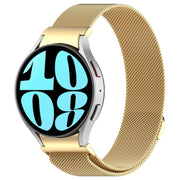 For Samsung Galaxy Watch FE 40mm Milan Magnetic Quick Release Stainless Steel Watch Band(Gold)