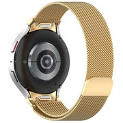 For Samsung Galaxy Watch FE 40mm Milan Magnetic Quick Release Stainless Steel Watch Band(Gold)