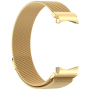 For Samsung Galaxy Watch FE 40mm Milan Magnetic Quick Release Stainless Steel Watch Band(Gold)