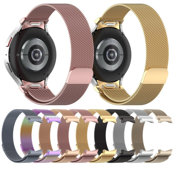 For Samsung Galaxy Watch  7 40 / 44mm Milan Magnetic Quick Release Stainless Steel Watch Band(Gold)