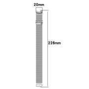 For Samsung Galaxy Watch FE 40mm Milan Magnetic Quick Release Stainless Steel Watch Band(Gold)