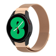 For Samsung Galaxy Watch Ultra 47mm Milan Magnetic Stainless Steel Watch Band(Rose Gold)
