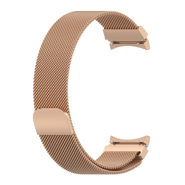 For Samsung Galaxy Watch Ultra 47mm Milan Magnetic Stainless Steel Watch Band(Rose Gold)