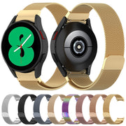 For Samsung Galaxy Watch Ultra 47mm Milan Magnetic Stainless Steel Watch Band(Rose Gold)
