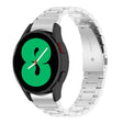 For Samsung Galaxy Watch 7 40 / 44mm Three Bead Stainless Steel Metal Watch Strap(Silver) - free shipping - PMC TechLife - Order now!