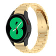 For Samsung Galaxy Watch 7 40 / 44mm Three Bead Stainless Steel Metal Watch Strap(Gold) - free shipping - PMC TechLife - Order now!