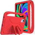 For iPad Pro 13 2024 Handle EVA Shockproof Tablet Case with Holder(Red) - iPad Pro 13 2024 Cases by PMC TechLife | Online Shopping South Africa | PMC TechLife | Buy Now Pay Later Mobicred