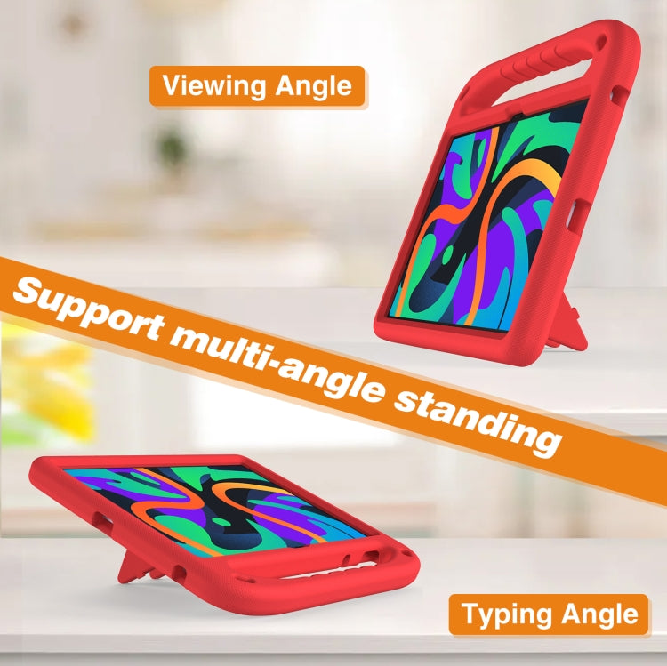 For iPad Pro 13 2024 Handle EVA Shockproof Tablet Case with Holder(Red)