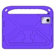 For iPad Pro 13 2024 Handle EVA Shockproof Tablet Case with Holder(Purple)