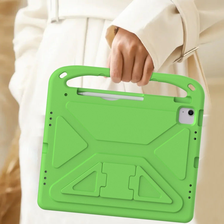 For iPad Air 13 2025 / 2024 Handle EVA Shockproof Tablet Case with Holder(Green) - free shipping - PMC TechLife - Order now!