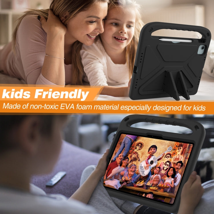 For iPad Air 11 / Pro 11 2024 Handle EVA Shockproof Tablet Case with Holder(Black) - iPad Air 11 2024 Cases by PMC TechLife | Online Shopping South Africa | PMC TechLife | Buy Now Pay Later Mobicred