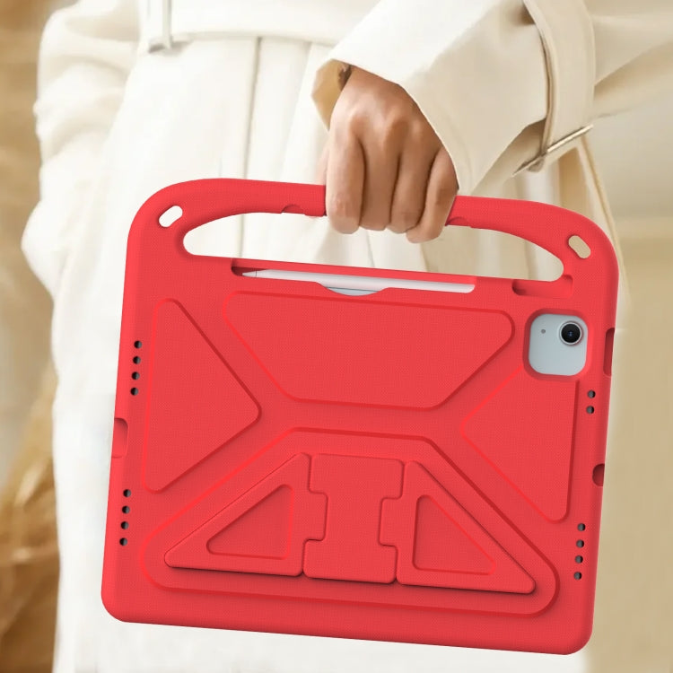 For iPad Air 11 2025 / 2024 / Pro 11 2024 Handle EVA Shockproof Tablet Case with Holder(Red) - iPad Air 11 2025 / 2024 Cases by PMC TechLife | Online Shopping South Africa | PMC TechLife | Buy Now Pay Later Mobicred