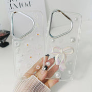 For Huawei Pura 70 Pro 3D Bow Pearl Love Flower TPU Phone Case(Butterfly Love Flower)