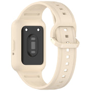 For  Huawei Band 9 NFC Two Color Frame Integrated Silicone Watch Band(Dream White)