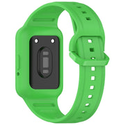 For  Huawei Band 8 NFC Two Color Frame Integrated Silicone Watch Band(Fluorescent Green)