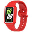 For  Huawei Band 8 Two Color Frame Integrated Silicone Watch Band(Red) - free shipping - PMc TechLife - Order now!