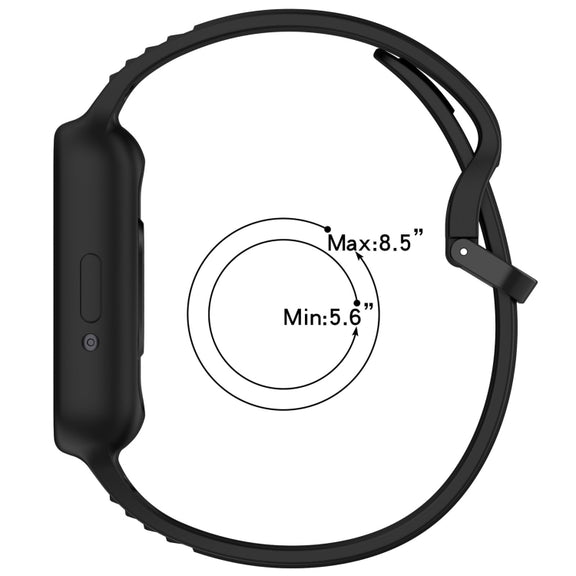 For  Huawei Band 8 Two Color Frame Integrated Silicone Watch Band(Sky Blue)