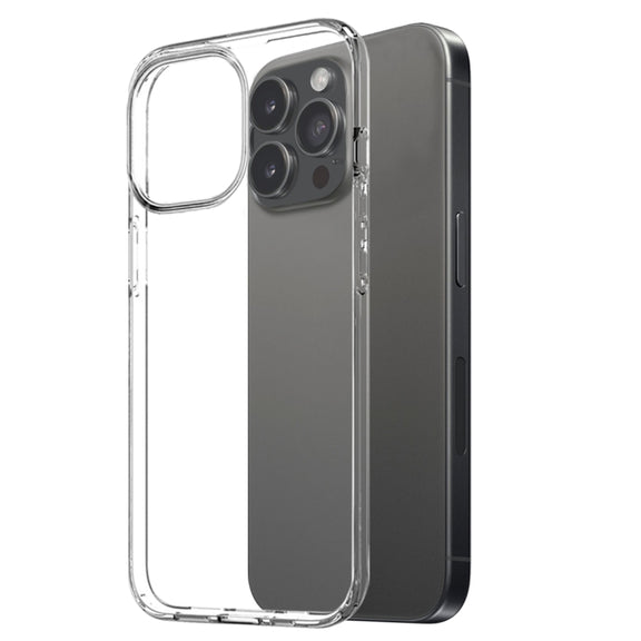 For iPhone 16 Pro NORTHJO 2 in 1 TPU Phone Case Screen Protector Tempered Glass Film(Clear)