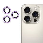 For iPhone 16 Pro / 16 Pro Max ENKAY 9H Rear Lens Aluminium Alloy Tempered Glass Film(Light Purple)