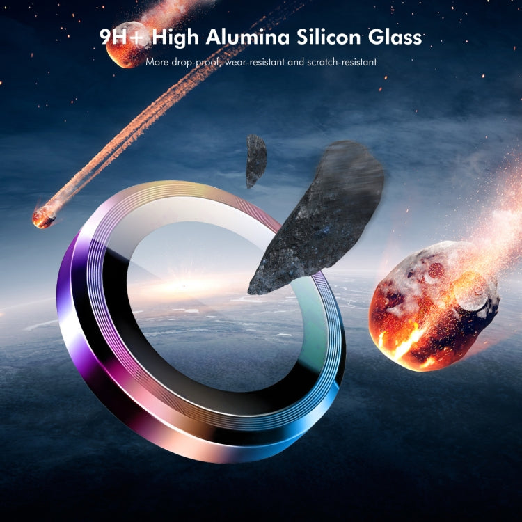 For iPhone 16 Pro / 16 Pro Max ENKAY 9H Rear Lens Aluminium Alloy Tempered Glass Film(Black) - iPhone 16 Pro Max Tempered Glass by ENKAY | Online Shopping South Africa | PMC TechLife | Buy Now Pay Later Mobicred