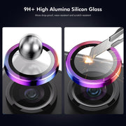 For iPhone 16 Pro / 16 Pro Max ENKAY Hat-Prince AR 9H Rear Lens Aluminium Alloy Tempered Glass Film(Grey)