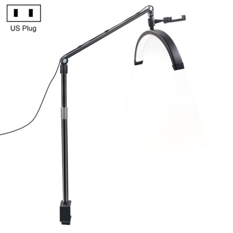 D-M30X 23 inch Half Moon Shape Beauty Manicure Lamp Curved Fill Light, Plug:US Plug - Selfie Light by PMC TechLife | Online Shopping South Africa | PMC TechLife | Buy Now Pay Later Mobicred