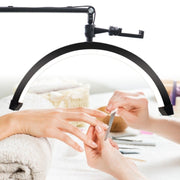 D-M30X 23 inch Half Moon Shape Beauty Manicure Lamp Curved Fill Light, Plug:US Plug