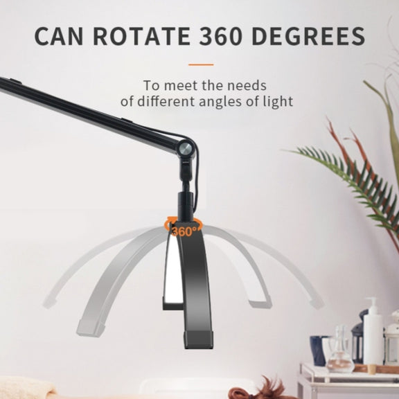D-M30X 23 inch Half Moon Shape Beauty Manicure Lamp Curved Fill Light, Plug:US Plug